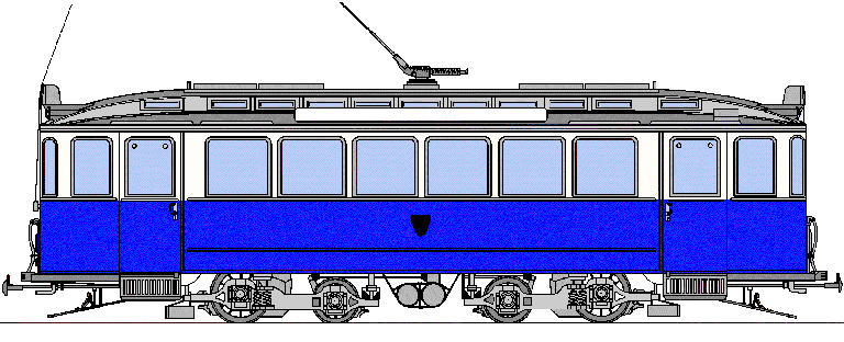 Triebwagen E1.8, E2.8, E3.8 
(Zeichnung: © Richard Feichtenschlager)