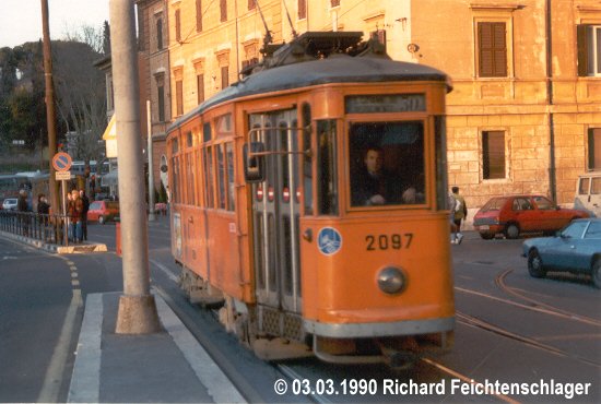 MRS Nr. 2097 Linie 30 Colosseo (Mrz 1990),
Foto:  Richard Feichtenschlager