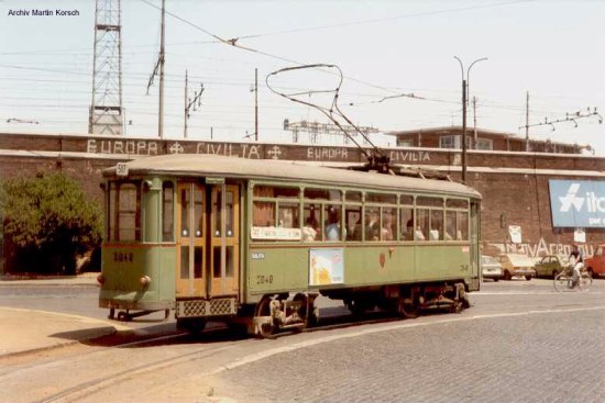 MRS 2049 1983 in der Via Casilina (Linie 517),
Foto:  Martin Korsch