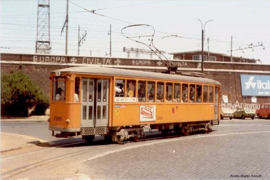 MRS 2205 1983 Via Casilina (Linie 14),
Foto: c) Martin Korsch