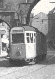 Tw K2.10, 712 (01.04.1956) Linie 9 zum Westend am Karlstor; Foto: © Sammlung Richard Feichtenschlager