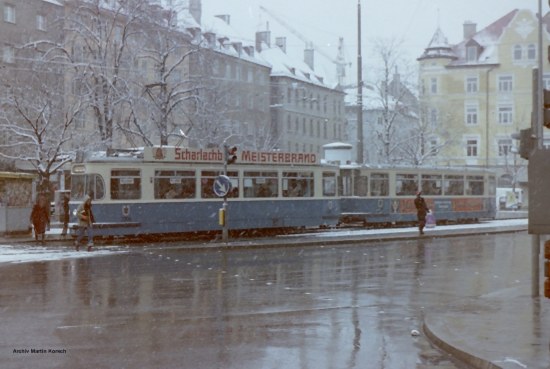 2304 (M 3.64), Linie 25 Kurfrstenplatz, Winter 1979;  Martin Korsch