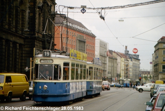 M4.65 2493 Linie 19, Bayerstrae, 28.05.1983;
 Richard Feichtenschlager