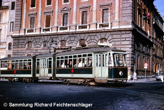 Mater 5017 am 07.12.1964, Linie 13 Colosseo. 
Foto:  Sammlung Richard Feichtenschlager